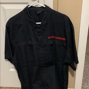 Harley Davidson Short Sleeve Button Up